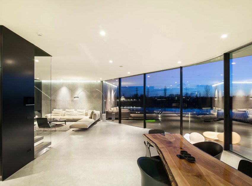 A Sleek and Bright Contemporary Home Surrounded by Water with Spectacular Views in Amsterdam by Studioninedots (14)