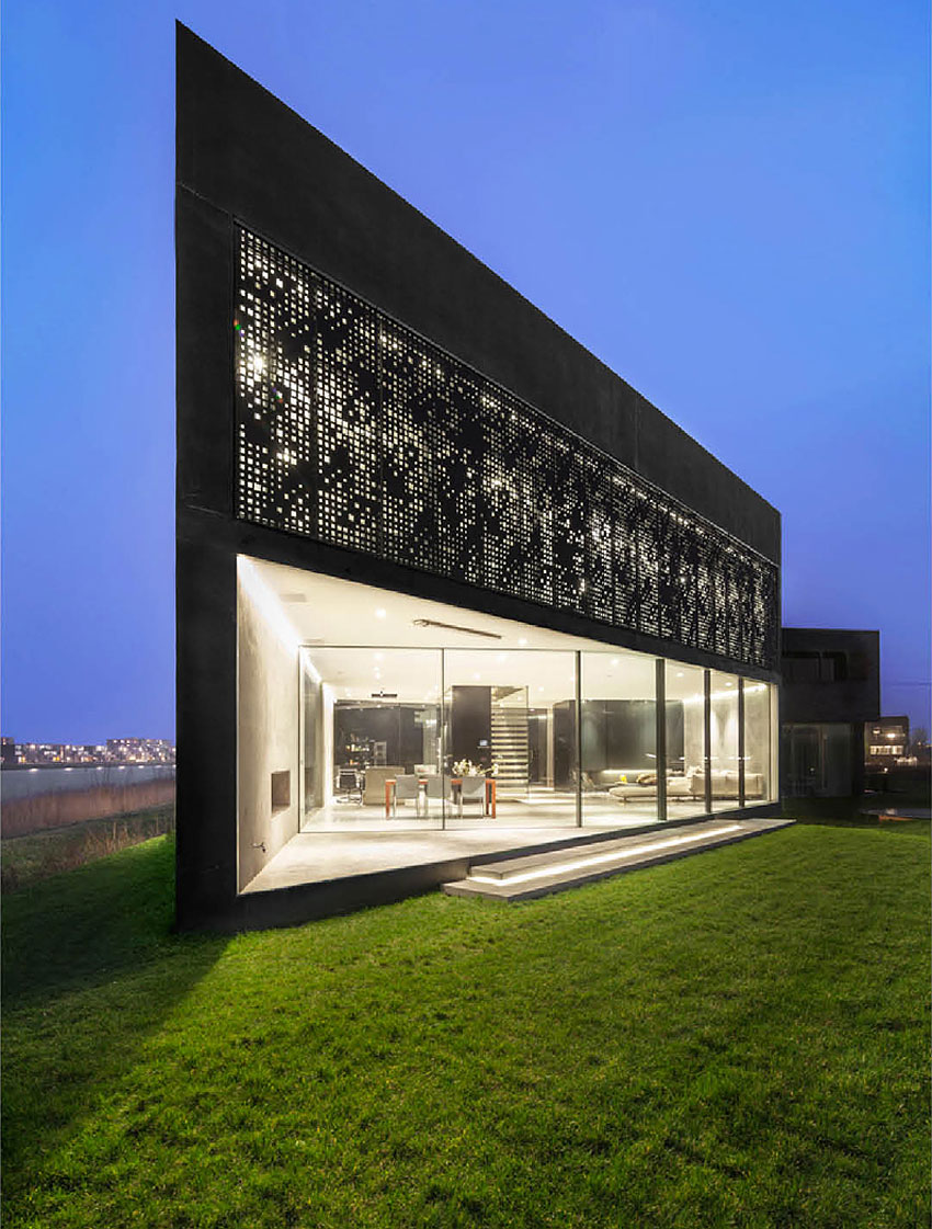 A Sleek and Bright Contemporary Home Surrounded by Water with Spectacular Views in Amsterdam by Studioninedots (17)