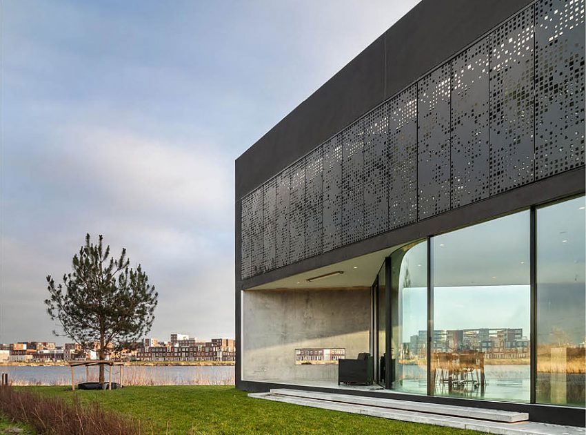 A Sleek and Bright Contemporary Home Surrounded by Water with Spectacular Views in Amsterdam by Studioninedots (2)