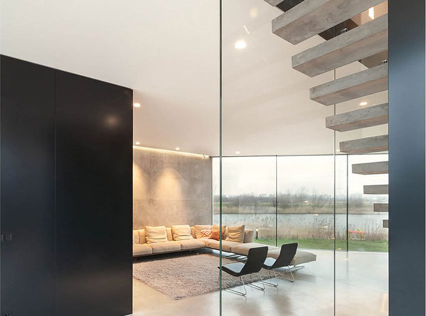 A Sleek and Bright Contemporary Home Surrounded by Water with Spectacular Views in Amsterdam by Studioninedots (8)