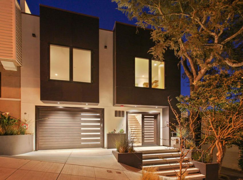 A Sleek and Light-Filled Modern Home with City Skyline Views in Noe Valley by Favreau Design (15)