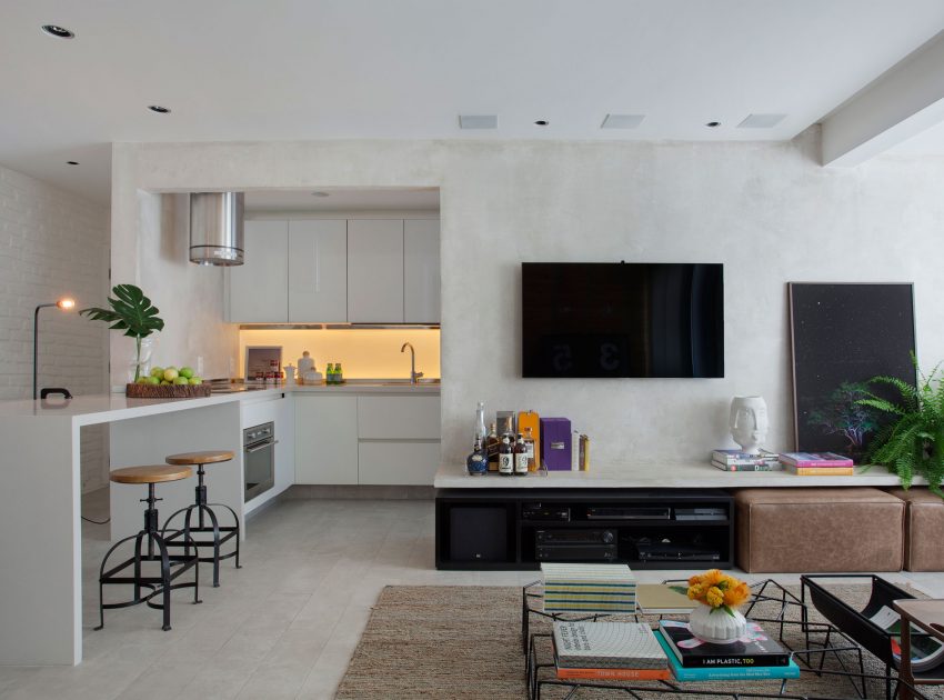 A Small and Stylish Modern Apartment in Rio de Janeiro by Studio ro+ca (3)