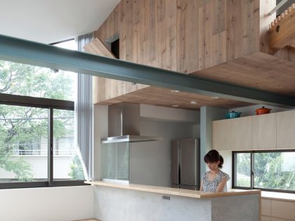 A Small yet Spacious House with Floating Treehouse in Tokyo by Yuki Miyamoto Architect (11)