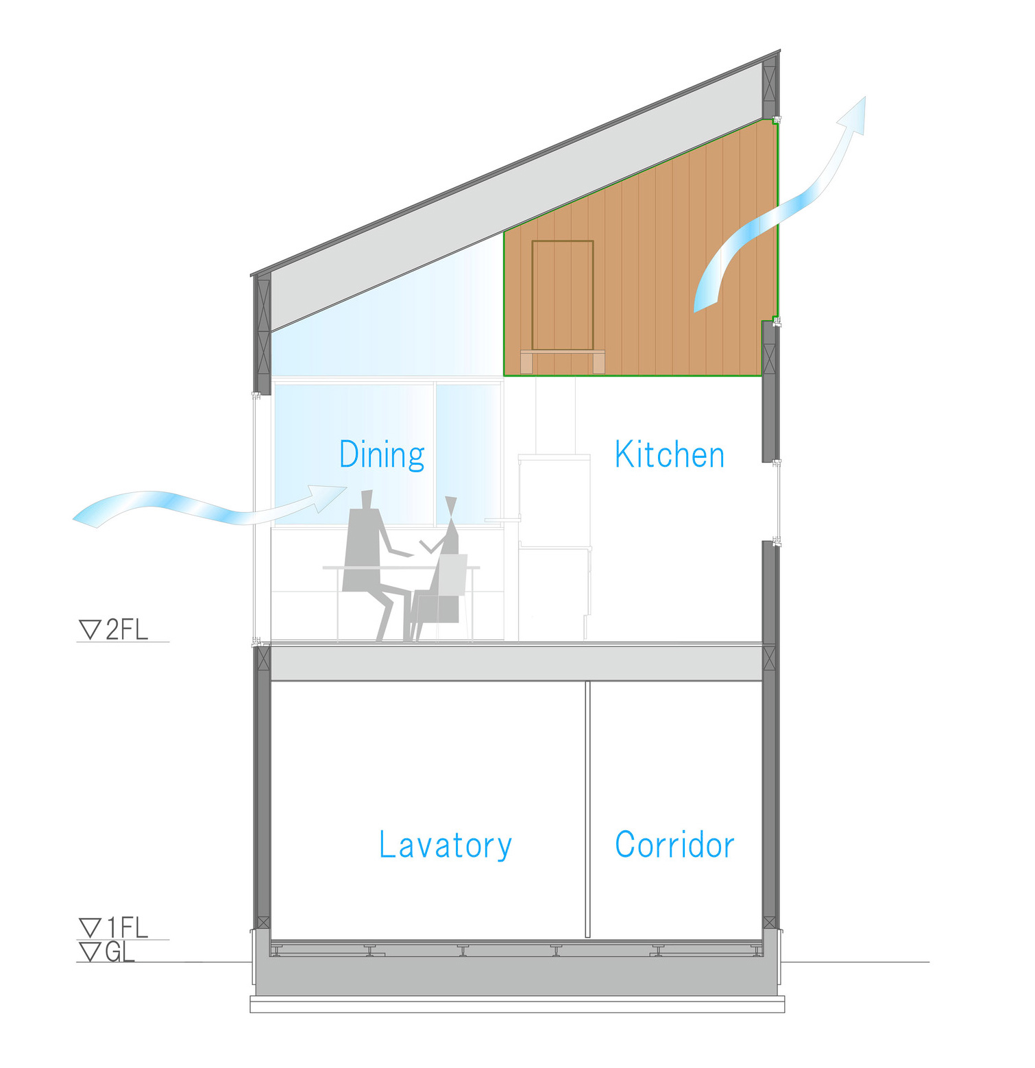 A Small yet Spacious House with Floating Treehouse in Tokyo by Yuki Miyamoto Architect (16)