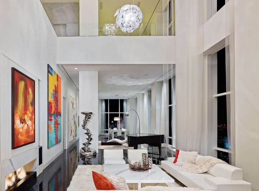 A Sophisticated Apartment with a Modern and Minimalist Approach in New York City by Oda New York (22)