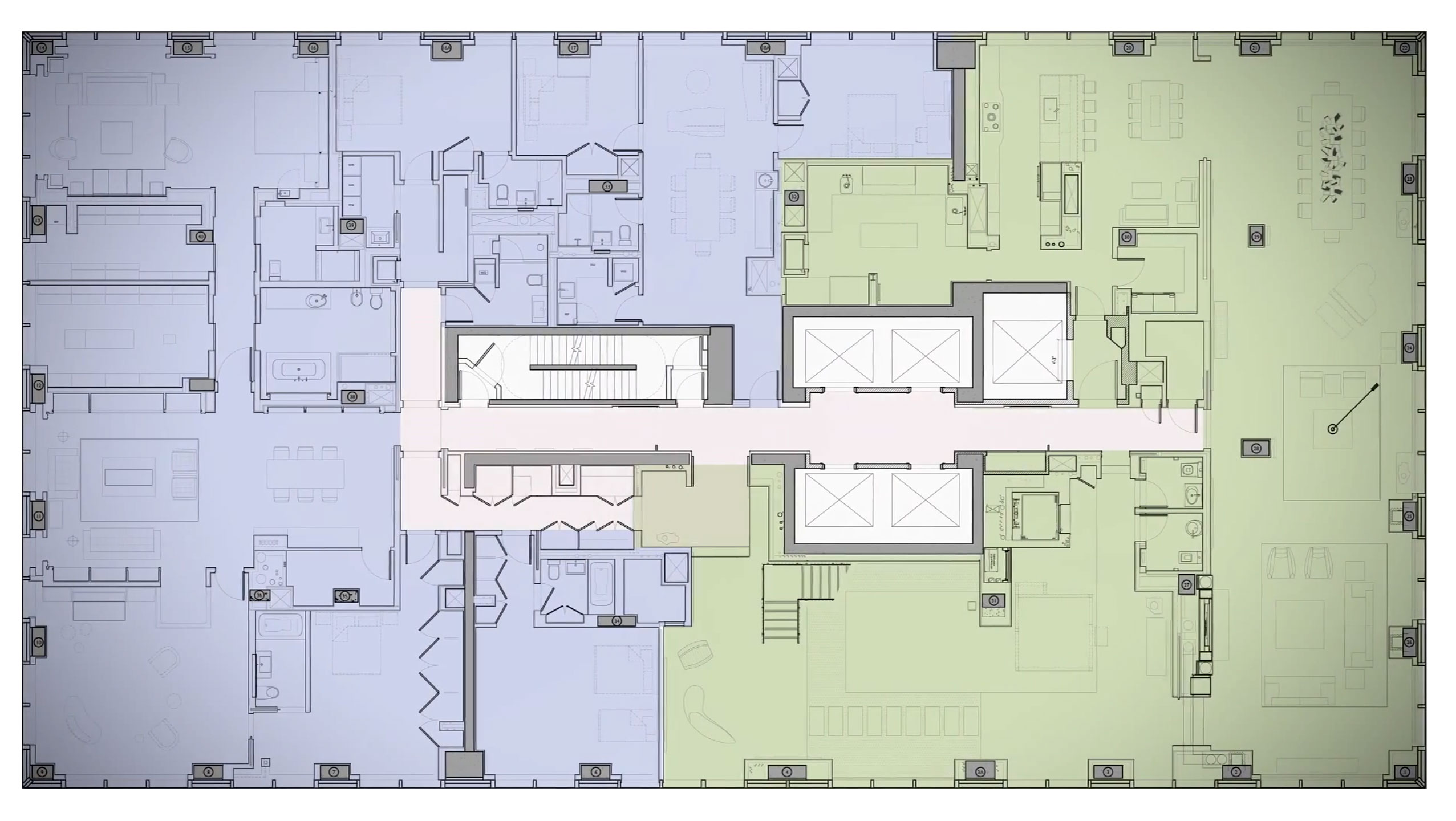 A Sophisticated Apartment with a Modern and Minimalist Approach in New York City by Oda New York (23)