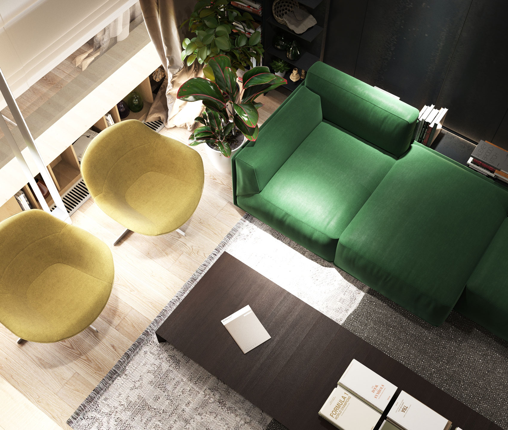 A Sophisticated Apartment with an Elegant Interior Look in Odessa, Ukraine by S&T architects (2)