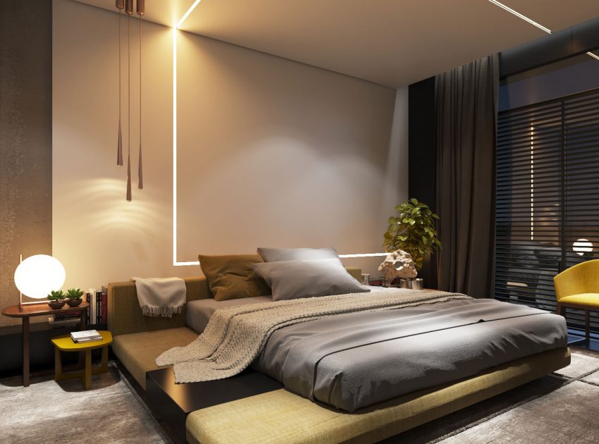 A Sophisticated Apartment with an Elegant Interior Look in Odessa, Ukraine by S&T architects (9)