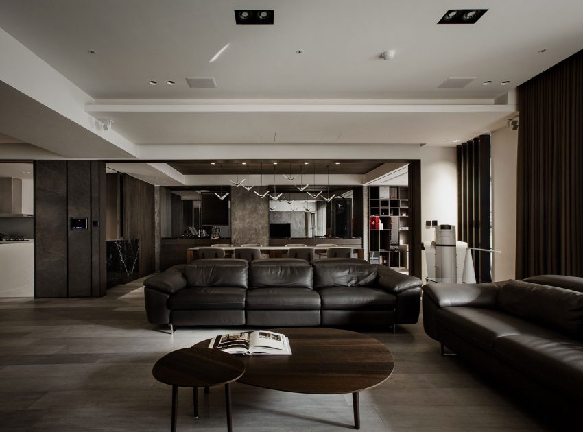 A Sophisticated Apartment with an Elegant and Refined Interior in Taiwan by PMD (1)