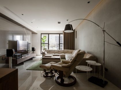 A Sophisticated Apartment with an Elegant and Refined Interior in Taiwan by PMD (12)
