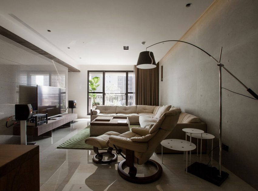 A Sophisticated Apartment with an Elegant and Refined Interior in Taiwan by PMD (12)