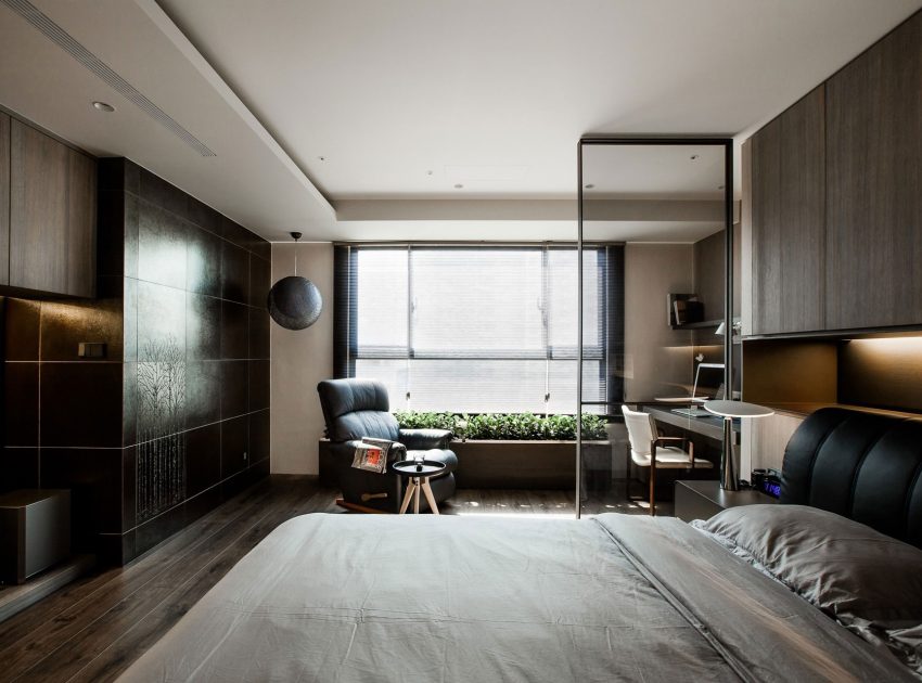 A Sophisticated Apartment with an Elegant and Refined Interior in Taiwan by PMD (29)