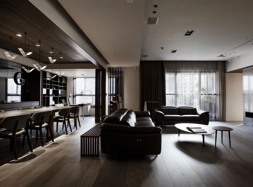 A Sophisticated Apartment with an Elegant and Refined Interior in Taiwan by PMD (3)