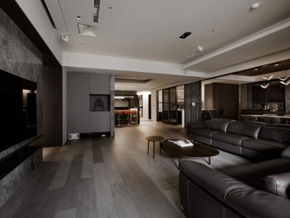 A Sophisticated Apartment with an Elegant and Refined Interior in Taiwan by PMD (6)