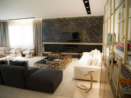 A Sophisticated Modern Apartment with Spacious and Warm Interior in Sin El Fil by ROHD (1)