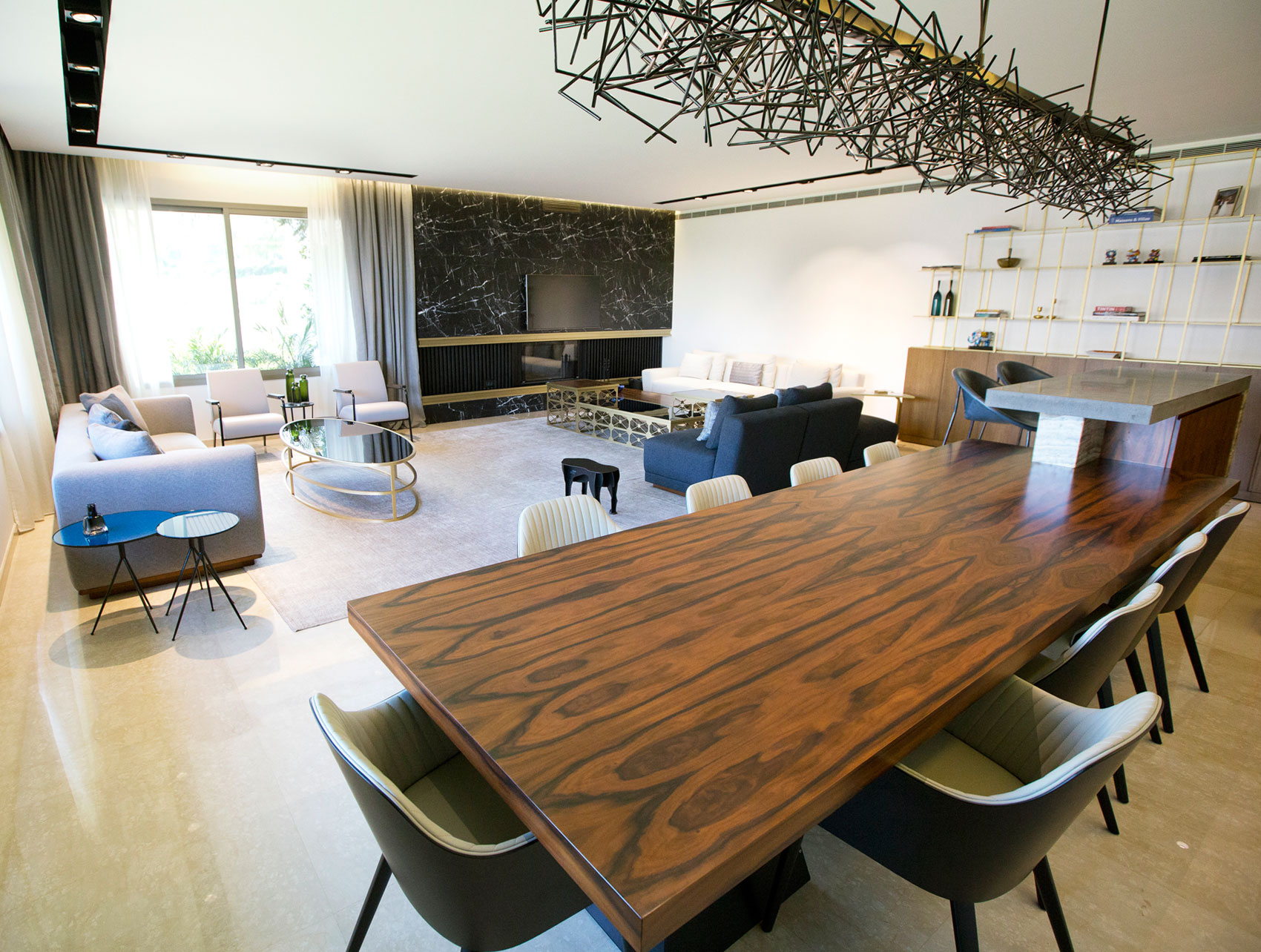 A Sophisticated Modern Apartment with Spacious and Warm Interior in Sin El Fil by ROHD (13)