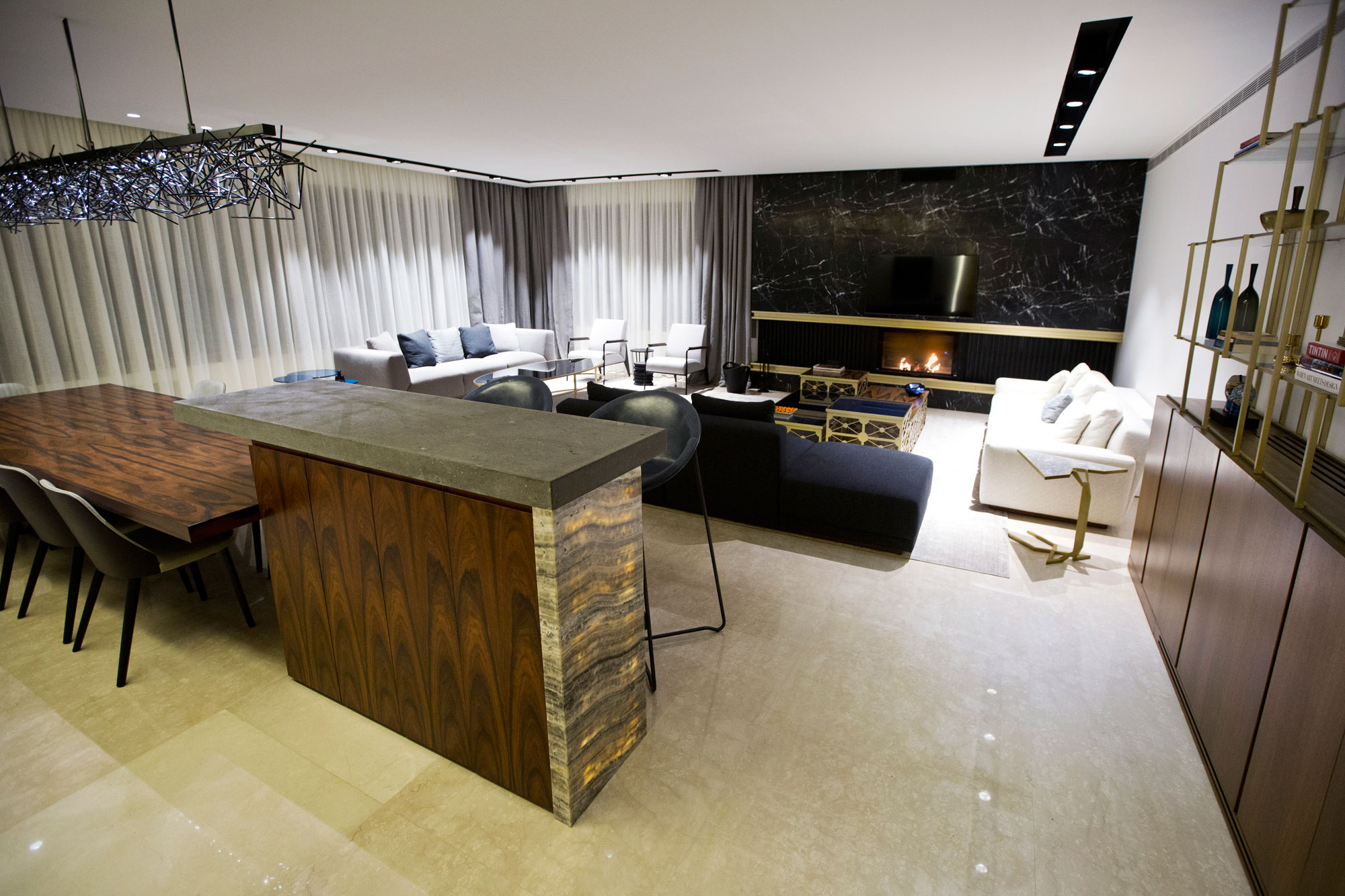 A Sophisticated Modern Apartment with Spacious and Warm Interior in Sin El Fil by ROHD (4)