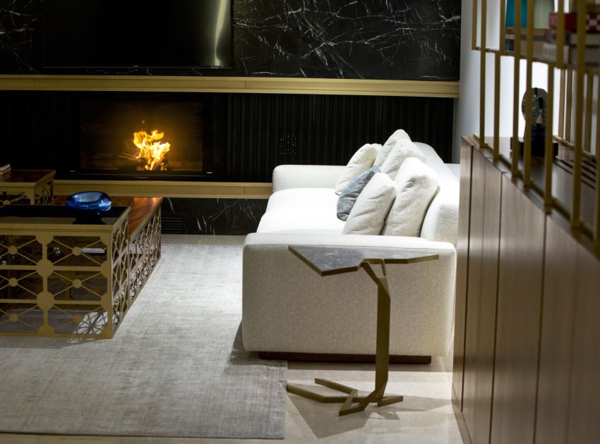 A Sophisticated Modern Apartment with Spacious and Warm Interior in Sin El Fil by ROHD (6)