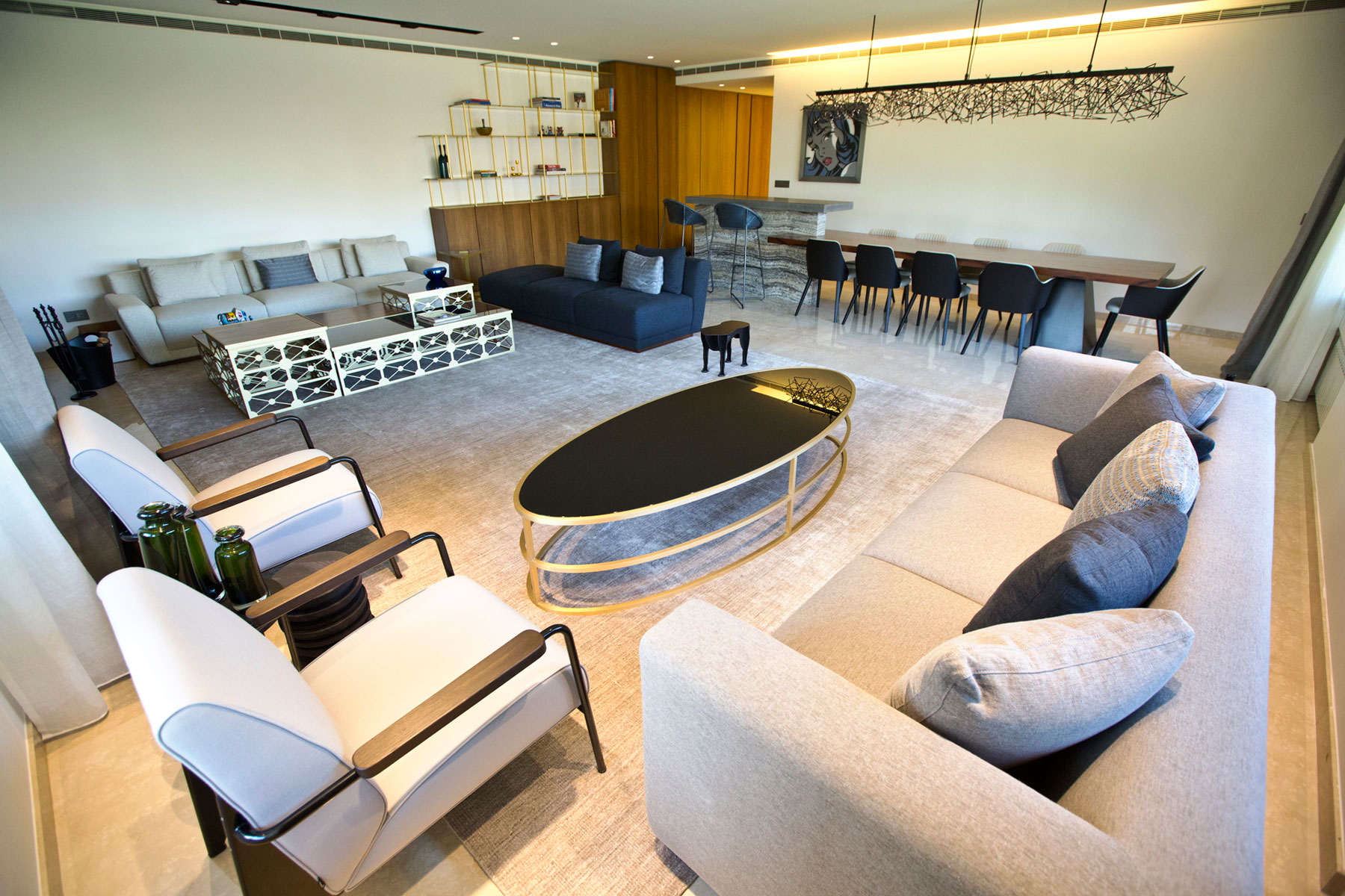 A Sophisticated Modern Apartment with Spacious and Warm Interior in Sin El Fil by ROHD (7)