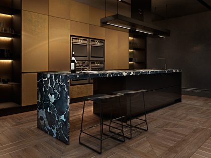 A Sophisticated Modern Apartment with Stylish and Unique Character in Paris by Iryna Dzhemesiuk & Vitaly Yurov (15)