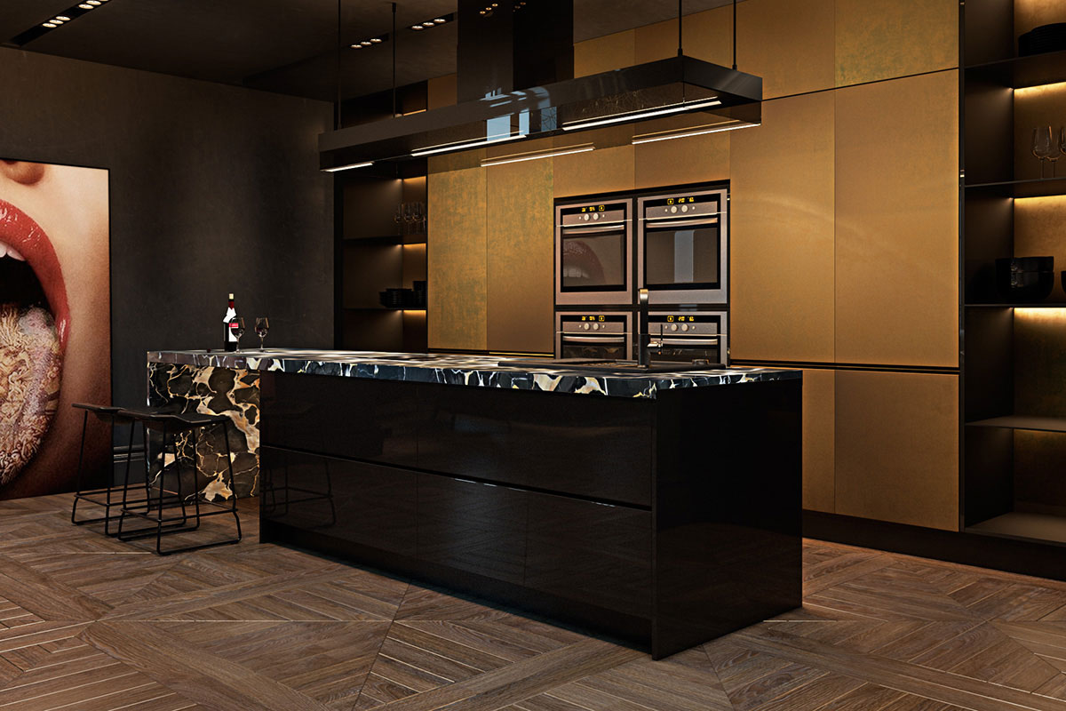 A Sophisticated Modern Apartment with Stylish and Unique Character in Paris by Iryna Dzhemesiuk & Vitaly Yurov (16)