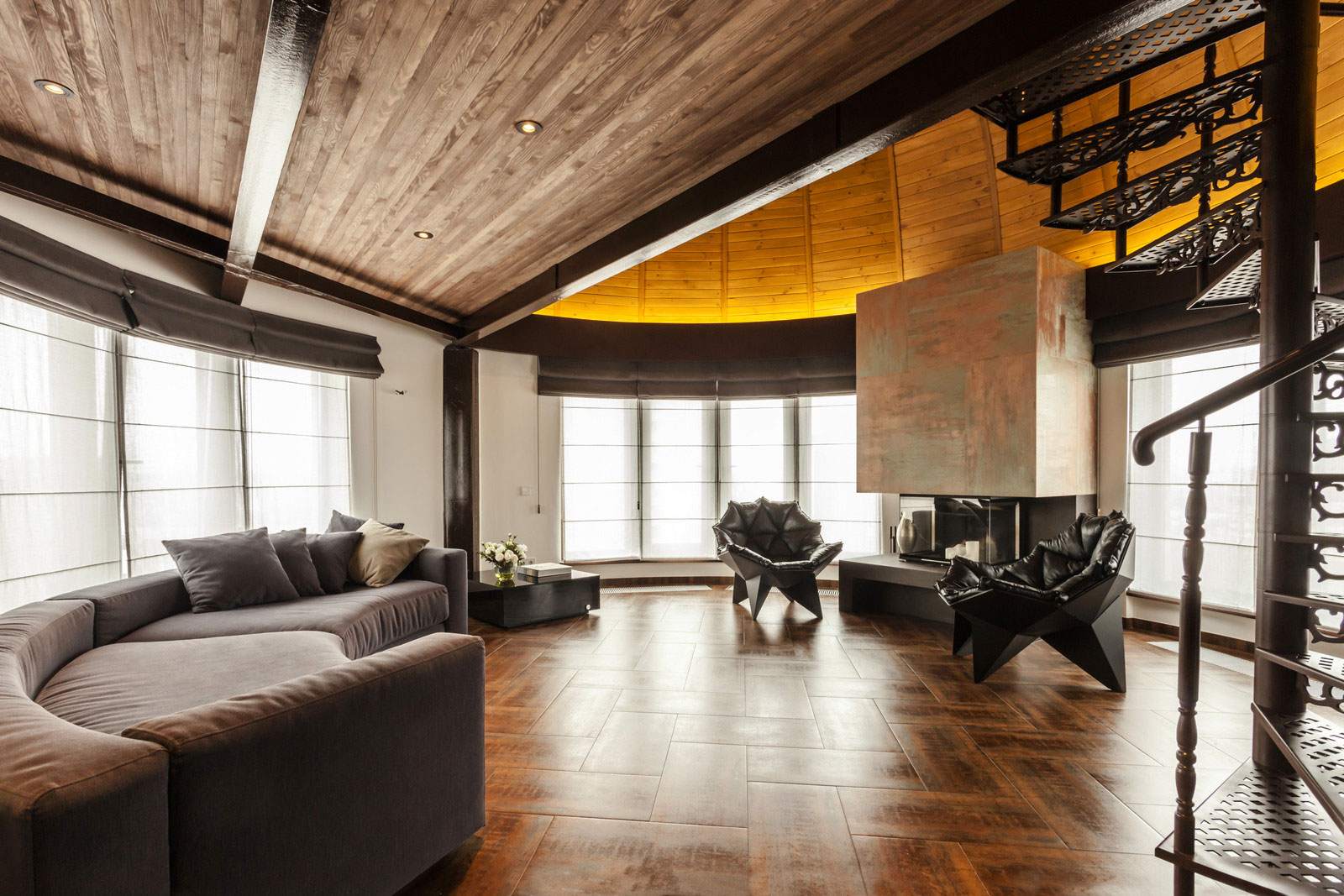 A Sophisticated Modern Home with Extraordinary Interiors in Kiev, Ukraine by U // ME Architects (3)