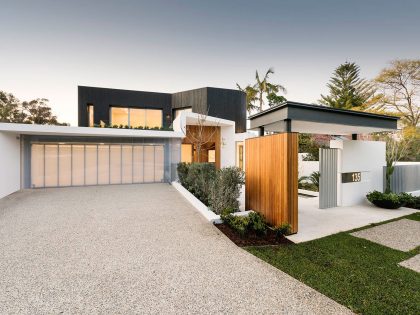 A Spacious Contemporary Home with Beautiful Wood Elements in Dalkeith by Hillam Architects (1)