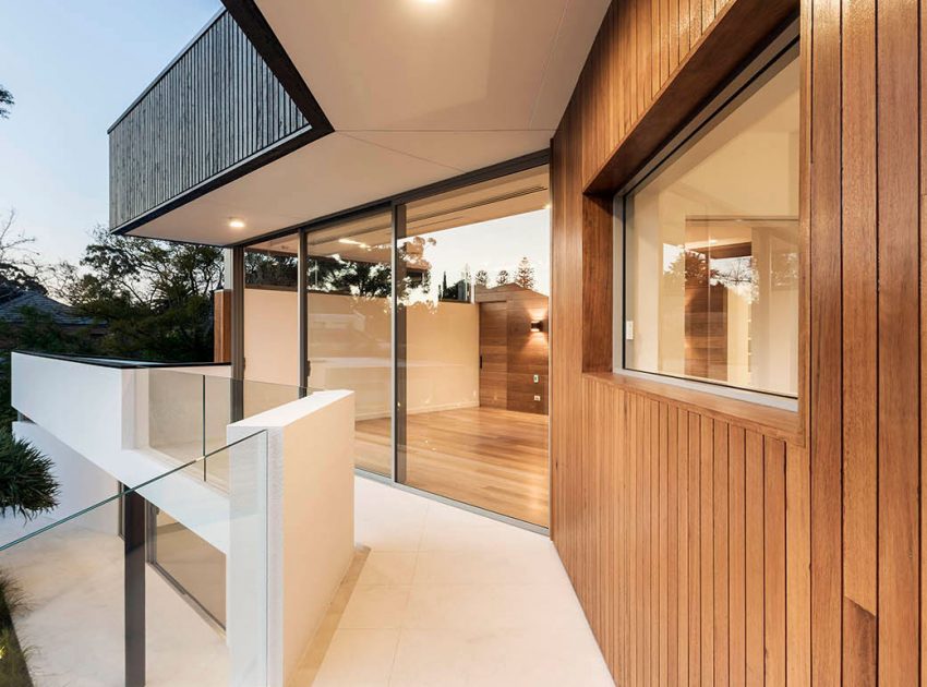 A Spacious Contemporary Home with Beautiful Wood Elements in Dalkeith by Hillam Architects (4)