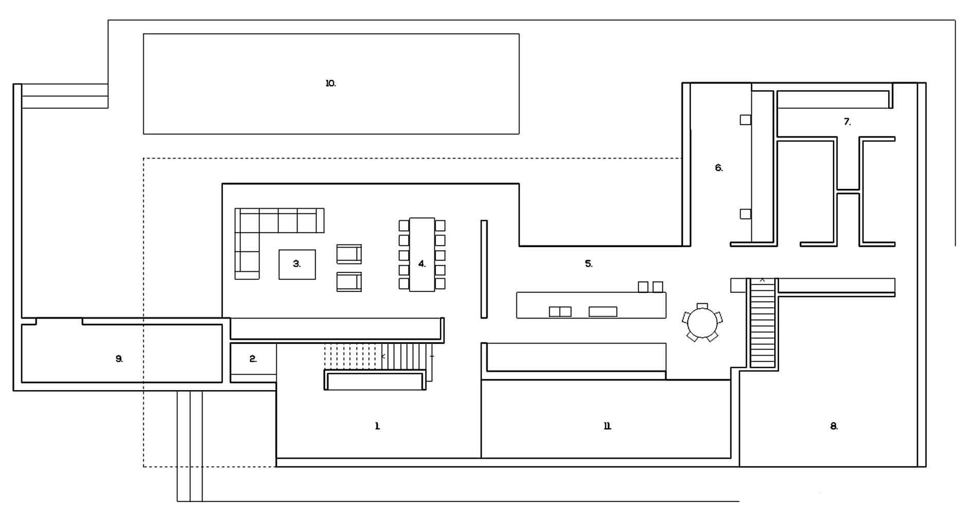 A Spacious Contemporary Home with a Large Floor-to-Ceiling Windows in Bruges by CUBYC architects (25)