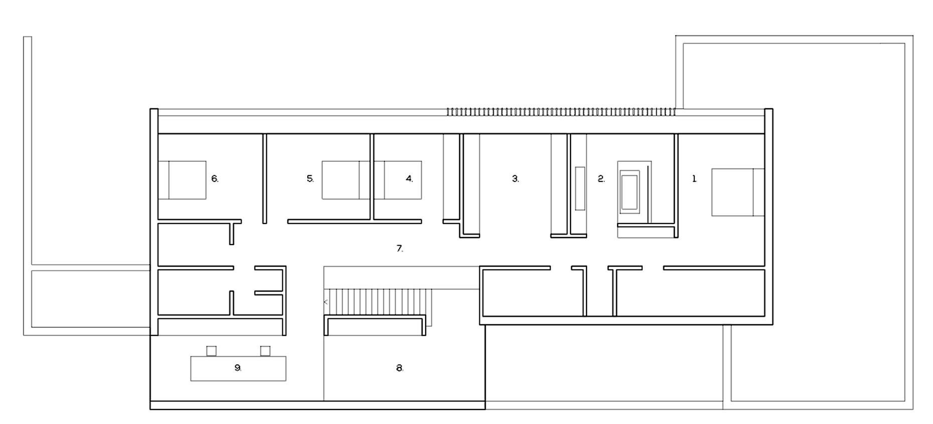 A Spacious Contemporary Home with a Large Floor-to-Ceiling Windows in Bruges by CUBYC architects (26)