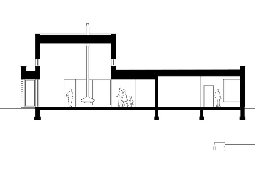 A Spacious Contemporary Wooden Home with Cedar Walls Inside and Out in Poznań by Mariusz Wrzeszcz Office (19)