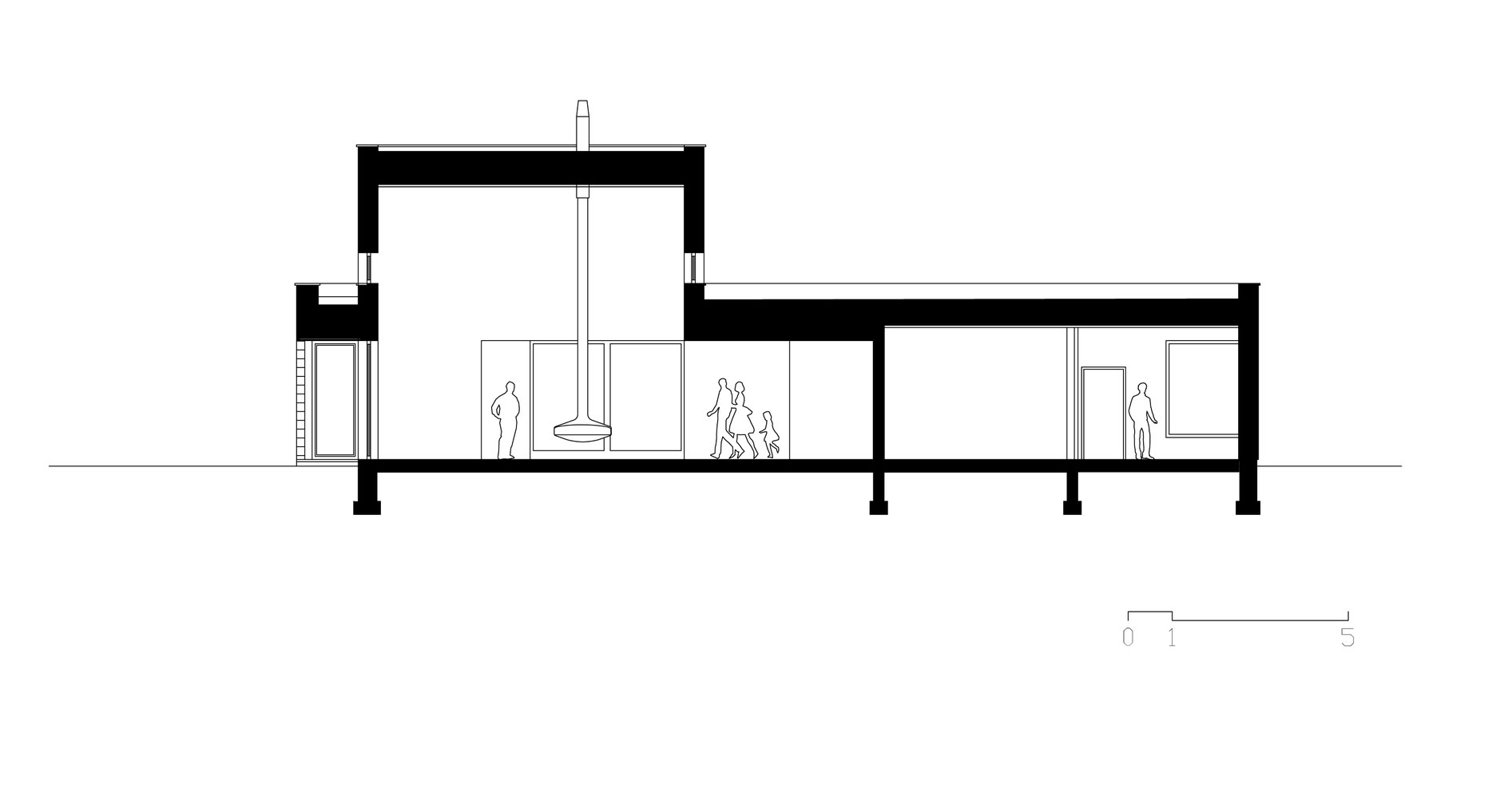 A Spacious Contemporary Wooden Home with Cedar Walls Inside and Out in Poznań by Mariusz Wrzeszcz Office (19)