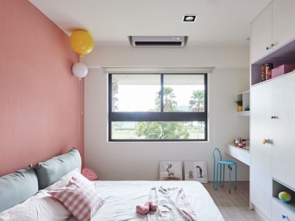 A Spacious Family Home with Wooden Slide and Swings in Kaohsiung City by HAO Design (16)