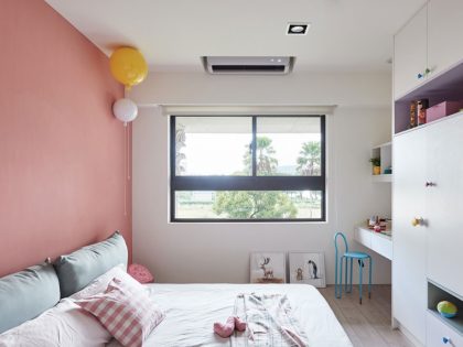 A Spacious Family Home with Wooden Slide and Swings in Kaohsiung City by HAO Design (16)