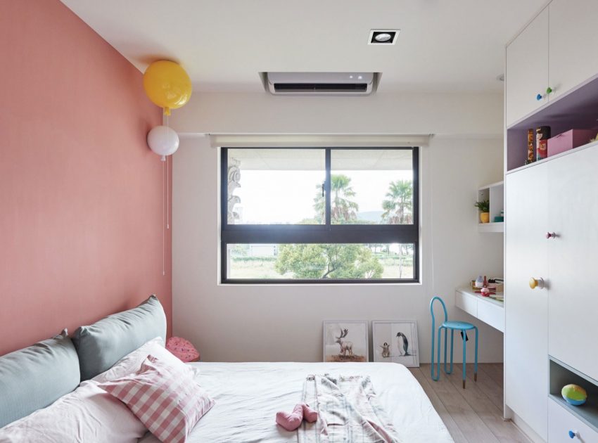 A Spacious Family Home with Wooden Slide and Swings in Kaohsiung City by HAO Design (16)