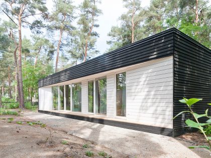 A Spacious Modern House with Floor-to-Ceiling Windows in the Woods of Potsdam, Germany by Claim (3)