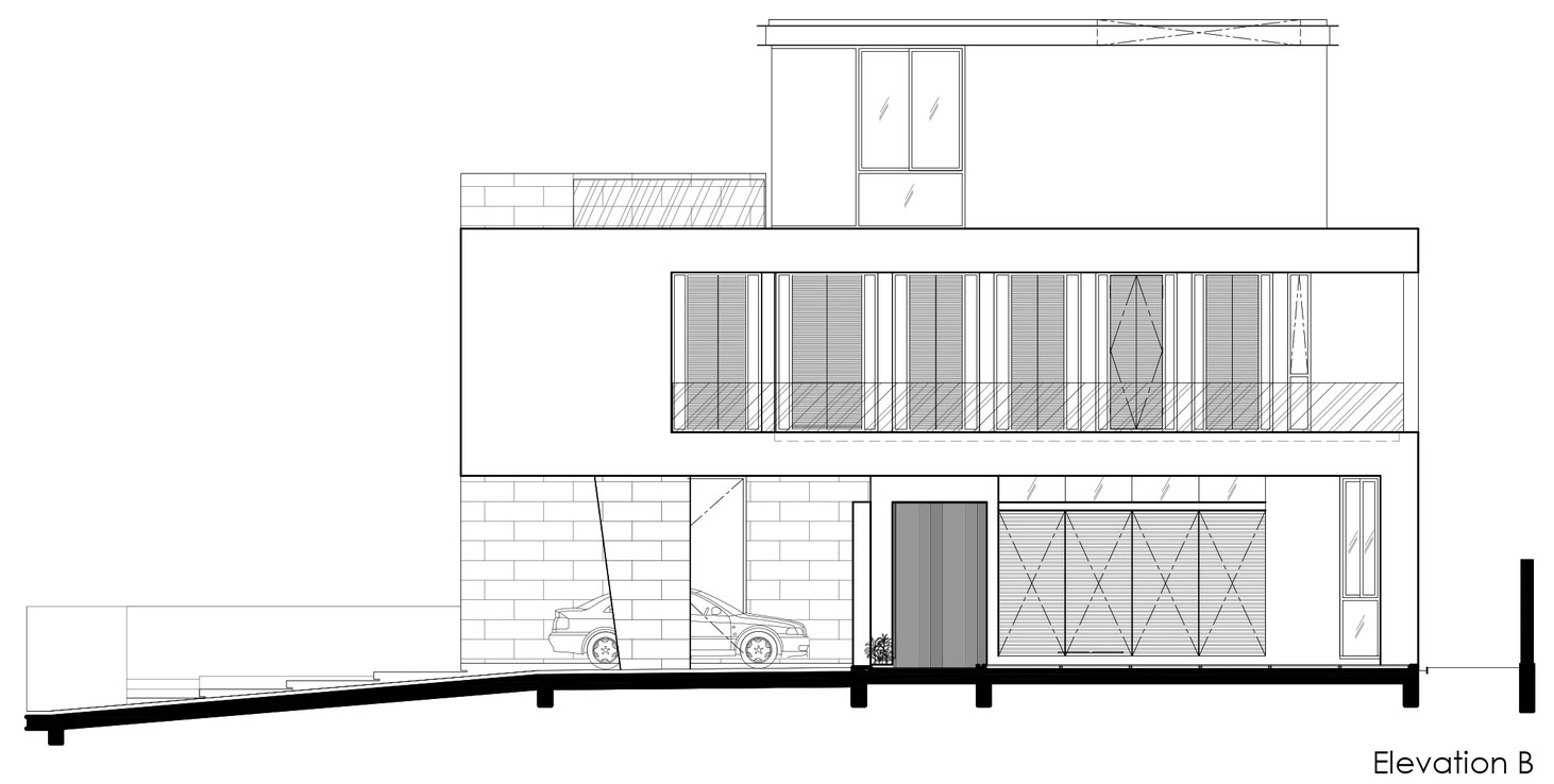 A Spacious Modern House with Wood and Orange Brick Walls in Singapore by Park + Associates Pte Ltd (17)
