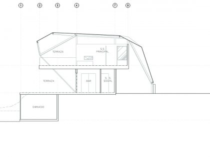 A Spacious and Airy House with a Sculptural Roof and Terraces in El Salvador by Cincopatasalgato (21)