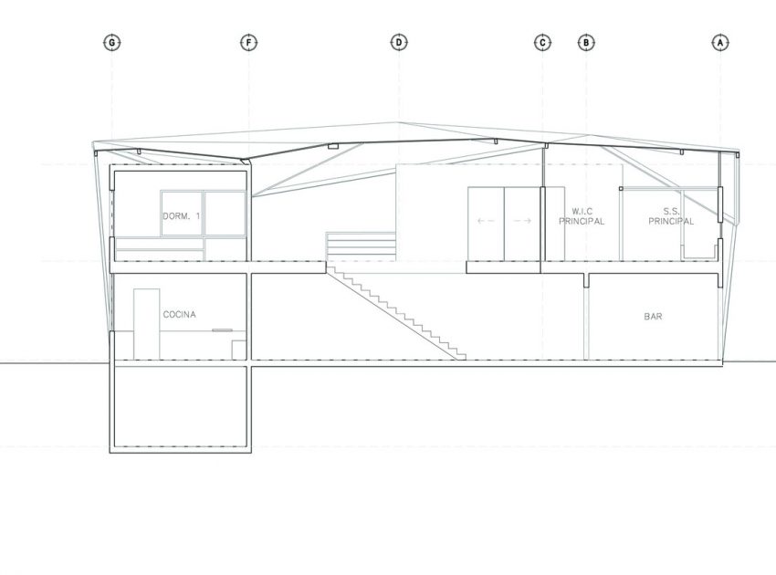 A Spacious and Airy House with a Sculptural Roof and Terraces in El Salvador by Cincopatasalgato (23)