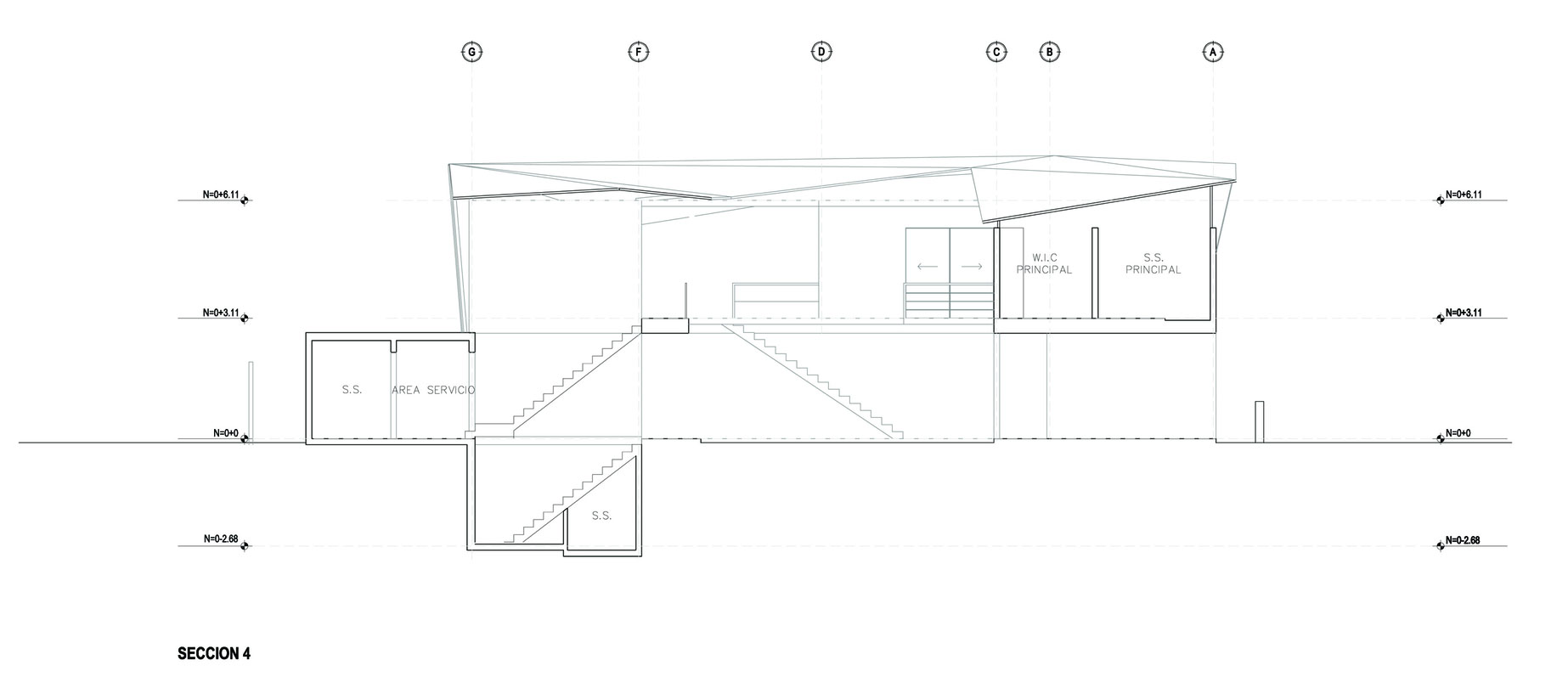 A Spacious and Airy House with a Sculptural Roof and Terraces in El Salvador by Cincopatasalgato (24)