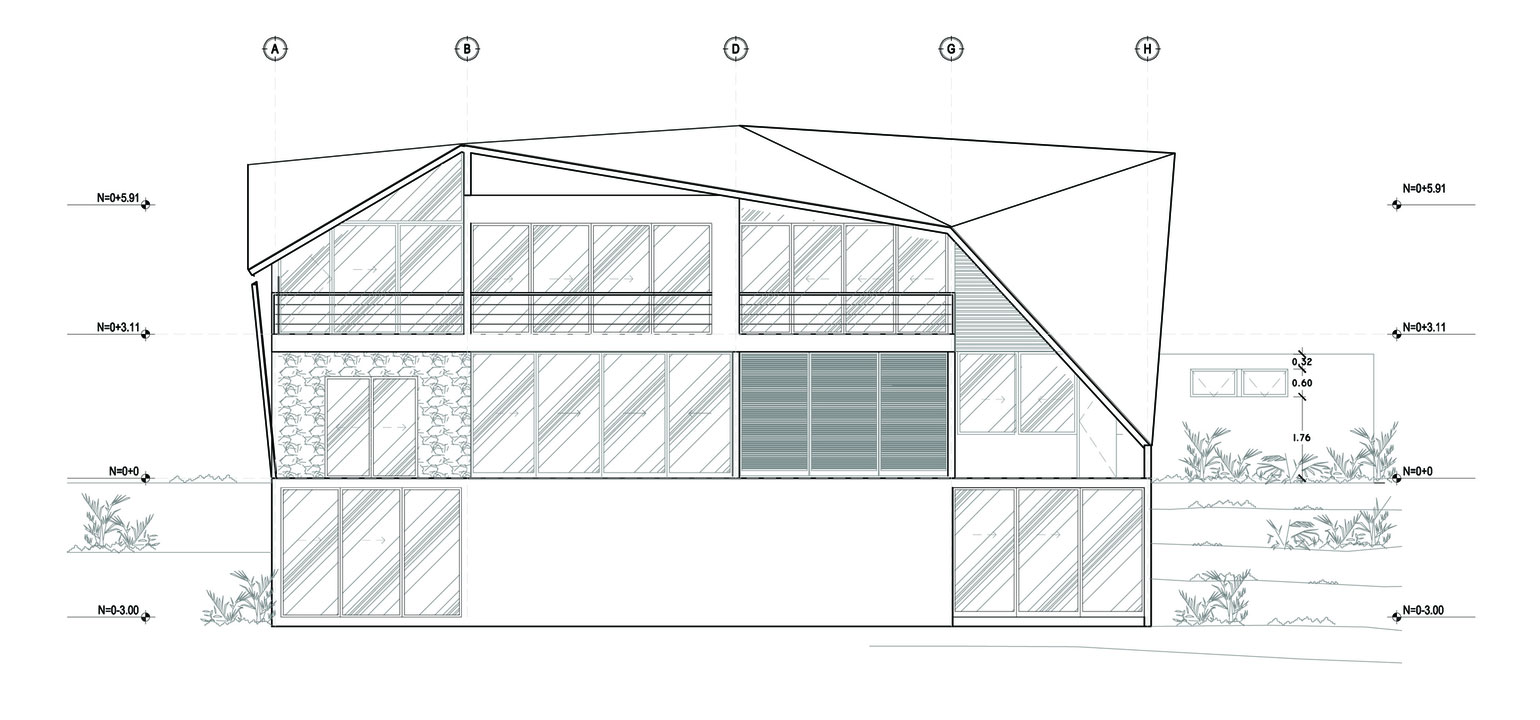 A Spacious and Airy House with a Sculptural Roof and Terraces in El Salvador by Cincopatasalgato (25)