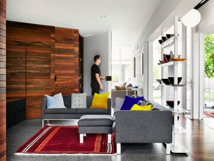 A Spacious and Compact Contemporary Family Home in Melbourne by Austin Maynard Architects (15)