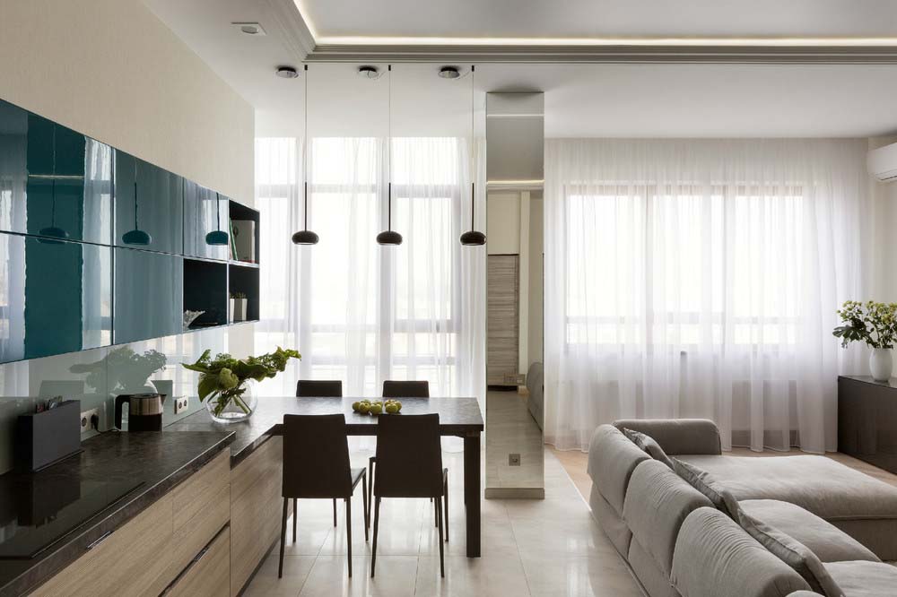 A Spacious and Modern Monochrome Apartment in Kharkov, Ukraine by Larisa Nikitenko (2)