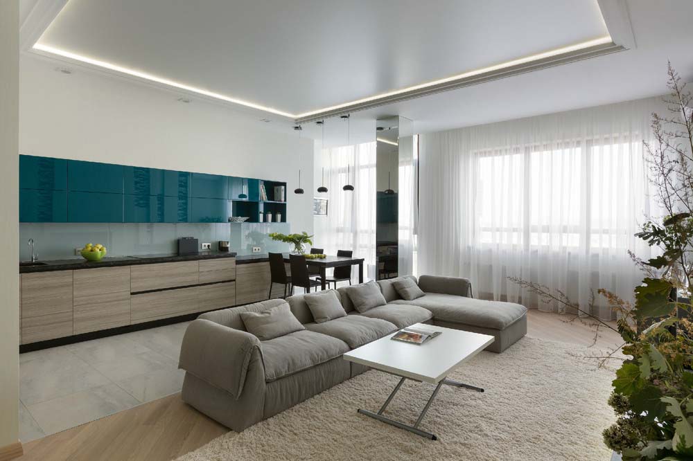 A Spacious and Modern Monochrome Apartment in Kharkov, Ukraine by Larisa Nikitenko (4)