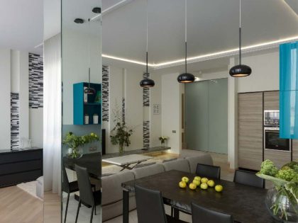 A Spacious and Modern Monochrome Apartment in Kharkov, Ukraine by Larisa Nikitenko (6)