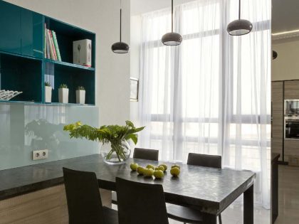 A Spacious and Modern Monochrome Apartment in Kharkov, Ukraine by Larisa Nikitenko (7)