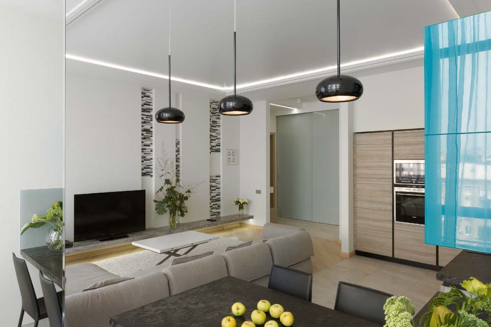 A Spacious and Modern Monochrome Apartment in Kharkov, Ukraine by Larisa Nikitenko (8)