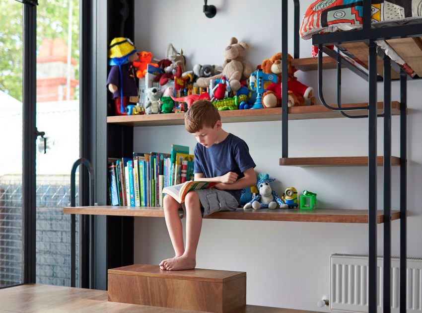 A Spacious and Playful Home with Giant Toy Box Spaces in Melbourne by Austin Maynard Architects (17)