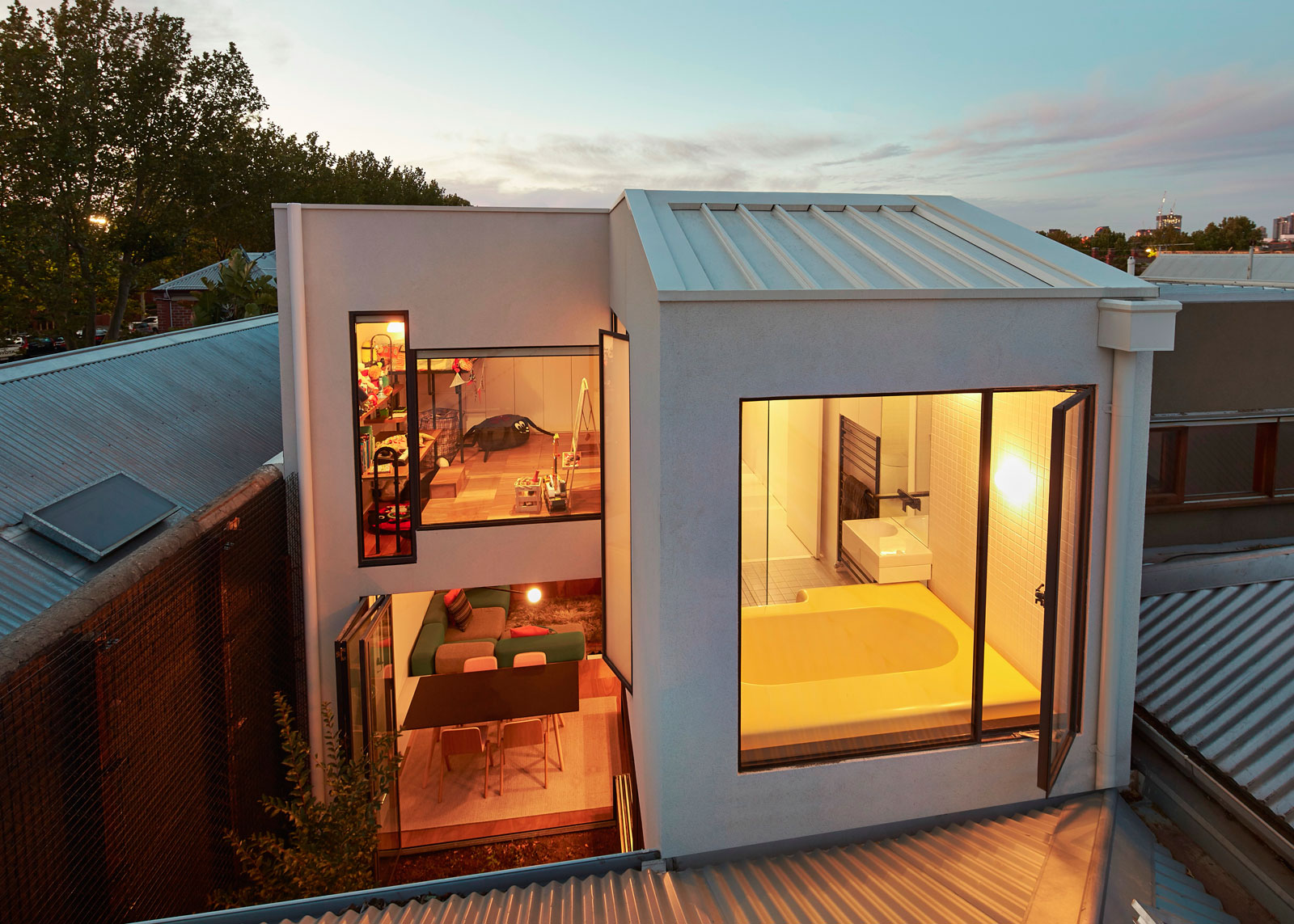 A Spacious and Playful Home with Giant Toy Box Spaces in Melbourne by Austin Maynard Architects (22)