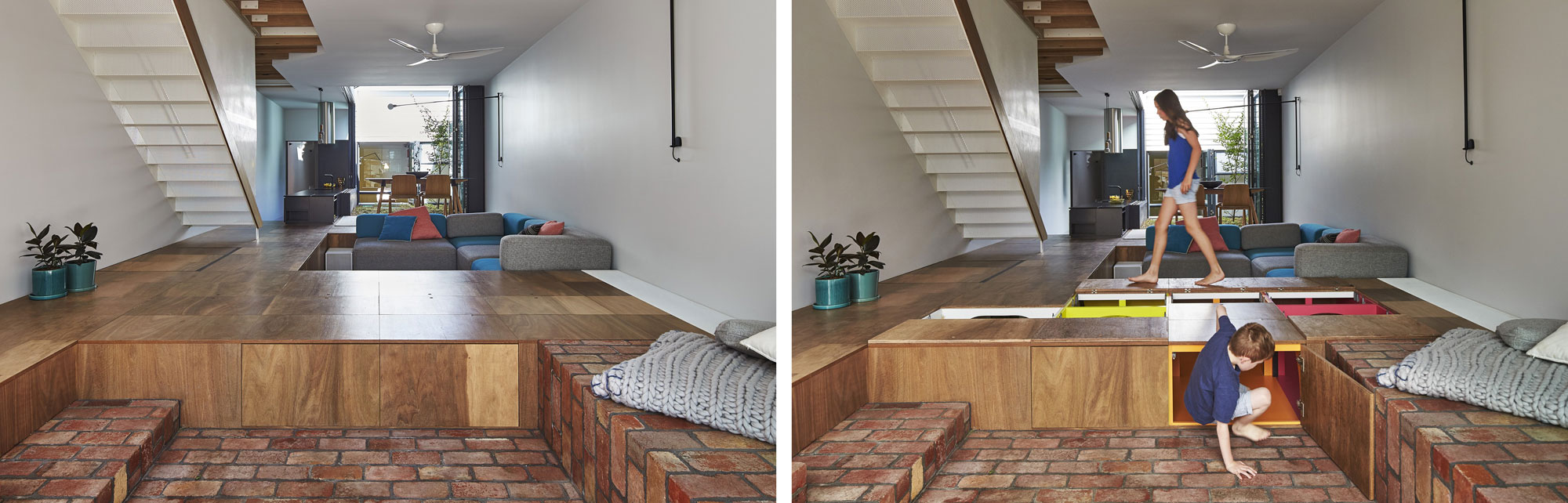 A Spacious and Playful Home with Giant Toy Box Spaces in Melbourne by Austin Maynard Architects (6)